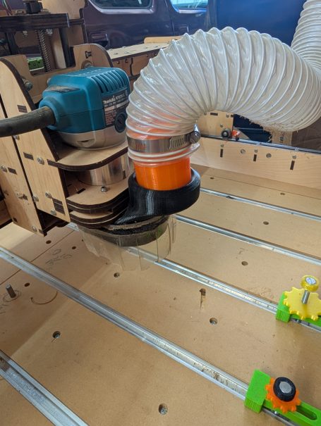 CNC dust extractor...